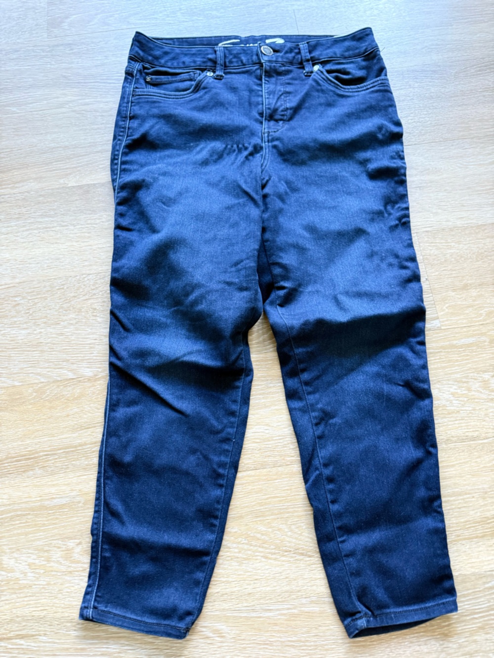 Seven7 Navy Blue Skinny Jeans